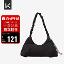 Keep瑜伽挎包健身包游泳包大容量手提包休闲单肩手提防水户外包经典黑