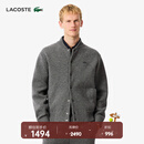 LACOSTE法国鳄鱼男装25秋冬新款时尚百搭针织衫开衫外套|AH5170 050/深灰色 M 4