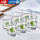 青苹果 加厚无铅玻璃杯295ml6只 鸡尾酒洋酒杯威士忌杯 啤酒杯水杯茶杯