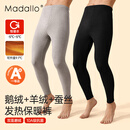 莫代尔A类羊绒保暖裤男发热内穿秋裤秋冬鹅绒薄绒衬裤加厚线裤打底毛裤