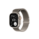 Apple/苹果 Watch Ultra 3 智能手表蜂窝款49毫米原色钛金属表壳原色钛金属米兰尼斯表带L MF0G4CH/B