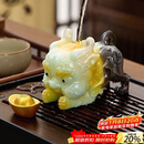 八千行茶宠创意摆件变色貔貅可养吸财招财功夫茶具配件茶桌茶台茶盘