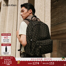 Calvin KleinJeans【新年礼物】25男士休闲通勤校园风ck提花大容量书包双肩包