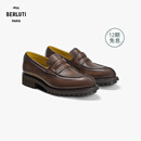 BERLUTI【享12期免息】   New Oslo Venezia小牛皮乐福鞋男士休闲皮鞋 深栗色 41.5 /075