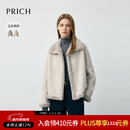 PRICH时尚复古双面穿软糯毛绒感外套2025冬季新款短款皮草上衣新年 16浅灰色 S 160