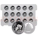 中邮典藏  2026年熊猫金银币 2026年熊猫银币整版（15枚）