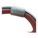 问界理想蔚来岚图比亚迪小鹏方向盘套超纤皮脱汗防手滑回正标装饰 粉色