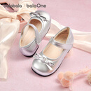 巴拉巴拉【balaOne】儿童公主鞋女童2025春秋甜美公主软底鞋