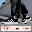 adidas「面包鞋」GRAND COURT BASE 00s休闲低帮板鞋男女阿迪达斯 黑色/白色/树脂黄(推荐女生选小半码)   37