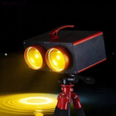 婕茵桐夜钓氙气灯 双头二合一夜钓灯钓鱼激光炮镭射炮夜钓神器黑坑专用 双灯二合一160w不带电池可定制