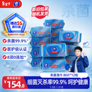 维达（Vinda）杀菌湿巾 80片*12包 杀菌率99.9%加厚升级湿巾大包卫生湿巾湿纸巾