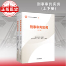刑事审判实务（上下册）—全国法官培训统编教材。人民法院审判智慧成果的百科全书和裁判指南。促进矛盾纠纷