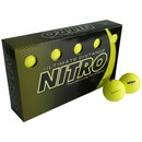 NITRO 高尔夫球 (15PK) 高尔夫球 USGA 认证 - 共 15 个黄色 15 件装