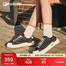 FILA FUSION斐乐潮牌POP帆布鞋女鞋2025年运动鞋休闲板鞋