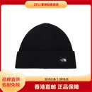 北面（The North Face）【新年礼物】小标Logo针织丙烯酸绒线帽情侣款黑色 黑色