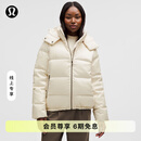 lululemon丨Wunder Puff 女士羽绒外套 *光泽 LW4CMSS 浅象牙白 线上专售 XS /4