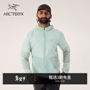 ARC'TERYX始祖鸟 INCENDO AIRSHELL HOODY 轻量 男子 风壳夹克 STONE GREEN/原石绿 M