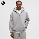 lululemon丨Big Cozy 男士拉链连帽卫衣*拉绒 LM3GAMS 杂色核心中灰 L