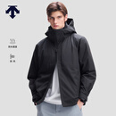 DESCENTE迪桑特SKI STYLE系列男士防水透湿防风可温控P棉棉服 BK-黑色 M (170/92A)