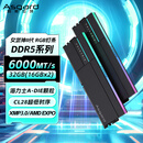阿斯加特（Asgard）32GB(16GBx2) DDR5 6000 台式机内存条 女武神·瓦尔基里II代 RGB灯条 海力士A-die CL28 极夜黑