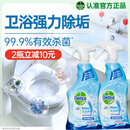 滴露（Dettol）热门商品马桶清洁剂750ml2除菌除垢厕所泡沫洁厕灵洁厕液