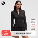 lululemon丨Hold Tight 女士紧身剪裁带领长袖衬衫 LW3IA5S 黑色 S /6
