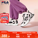 FILA斐乐儿童童鞋跑步鞋2025秋冬男女童旋钮扣流星运动鞋子