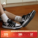 adidas ENTRAP美式校园风运动少年感复古篮球风板鞋男女阿迪达斯 白色/黑色   42