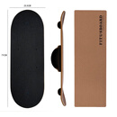 FITUSBOARD专业旋转平衡板成人儿童前刃后刃单板双板滑雪冲浪陆冲核心训练板 磨砂套装