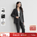 尚都比拉职业通勤西装套装女春秋季正装免烫抗皱外套裤子面试两件套西服