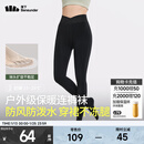 蕉下（beneunder）丝袜连裤袜秋冬保暖光腿神器美腿塑型防勾丝微绒打底裤袜WP28424 漫暮黑【防风-中暖款】 1条 L