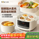 小熊（Bear）电炖盅隔水炖汤盅电炖锅燕窝炖盅煲汤炖汤陶瓷全自动家用3-4人炖蒸煮一体多功能锅4.1L DDZ-J25H5