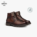 BERLUTI 男士Brunico皮靴 棕色 43 /090