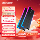 佰维（BIWIN）32G(16G×2)套装 DDR5 6000频率台式机内存条 时空行者DW100 RGB灯条(C28)黑色AI PC电脑存储配件