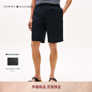 Tommy Hilfiger【防泼水】26春夏新款男装松紧腰户外休闲运动轻薄直筒短裤 藏青色DW5 36