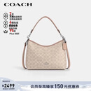 蔻驰（COACH）【品牌直供】女士LAUREL中号斜挎流浪包沙黄色CV975新年礼物