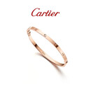 卡地亚（Cartier）LOVE系列 18K玫瑰金 窄版手镯生日礼物 B6079016 16cm