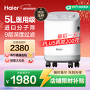 海尔（Haier）5L升制氧机家用老人医用级吸氧机孕妇氧气机呼吸雾化503W年货节