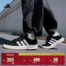 adidas「面包鞋」GRAND COURT BASE 00s休闲低帮板鞋男女阿迪达斯 黑色/白色/树脂黄(推荐女生选小半码)   37