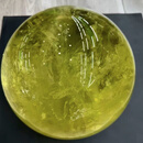 恰好石光在天然黄水晶球摆件天然原石人工打磨黄水晶球居家办公礼品摆件 22厘米黄水晶一物一图