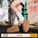 UGG冬季女士时尚经典厚底保暖雪地靴懒人毛毛鞋1135092CHE|栗色37