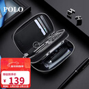 POLO钥匙包男士头层牛皮卡包男多功能收纳包防刮钥匙扣生日礼物送男友