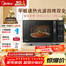 美的（Midea）微波炉烤箱一体机 小型家用20升微波炉  光波加热 钻石背板（M1-L201B）