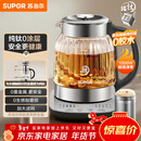 苏泊尔（SUPOR）1.5L 纯钛养生壶 煮茶壶烧水壶 恒温煮茶器 加大滤网 电热水壶保温花茶壶 0胶水 SW-15YQ62