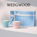 Wedgwood欢愉假日蓝粉马克对杯陶瓷马克杯情侣对杯高颜值茶水杯咖啡杯