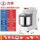 力丰变频静音和面机商用H20BH30B双动三速揉面包机披萨搅拌打面机 H20B静音（干面粉3至16斤）20L 双动三速