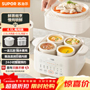 苏泊尔（SUPOR）电炖盅电炖锅隔水炖家用全自动煲汤炖汤锅陶瓷燕窝炖盅4.5L蒸炖一体多功能锅3-4人 DZ25FC873