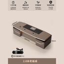 TKHE高端大气轻奢总裁老板办公桌董事长大班台办公家具桌椅组合单人桌 2.8米轻奢老板桌(多功能线盒)