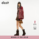 DZZIT地素休闲短裤2026春季新款美拉德仿麂皮宽松直筒裤子女3K1QB339W 棕色 S