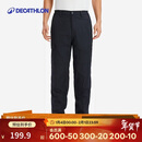 迪卡侬（DECATHLON）户外运动休闲裤长裤工装男秋抓绒加绒保暖裤黑色XL-4228362